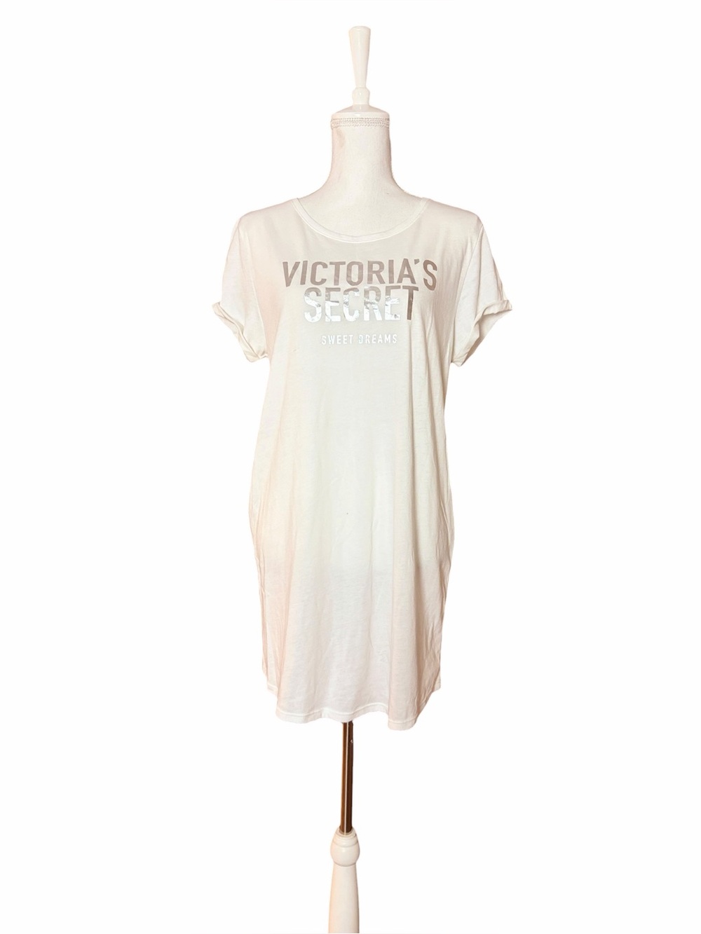 Victoria's Secret White Sleep Shirt XS
